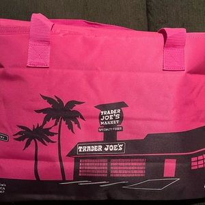 Trader Joe’s pink insulated bag